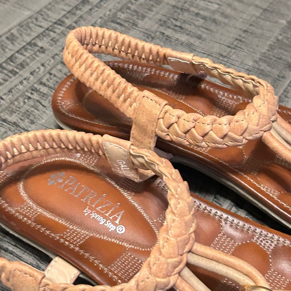 Braided Tan Sandals - Picture 4 of 8